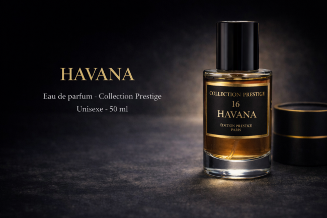 Havana n°16 – Collection Prestige Paris Eau de Parfum Unisexe | 50 ml